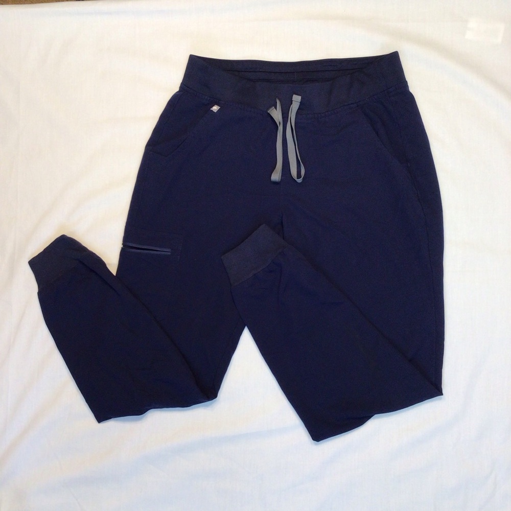FIGS Zamora Jogger Scrub Pants Navy